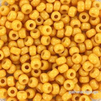 Miyuki Seed Beads - Duracoat Opaque Banana 8/0, 10 Gram