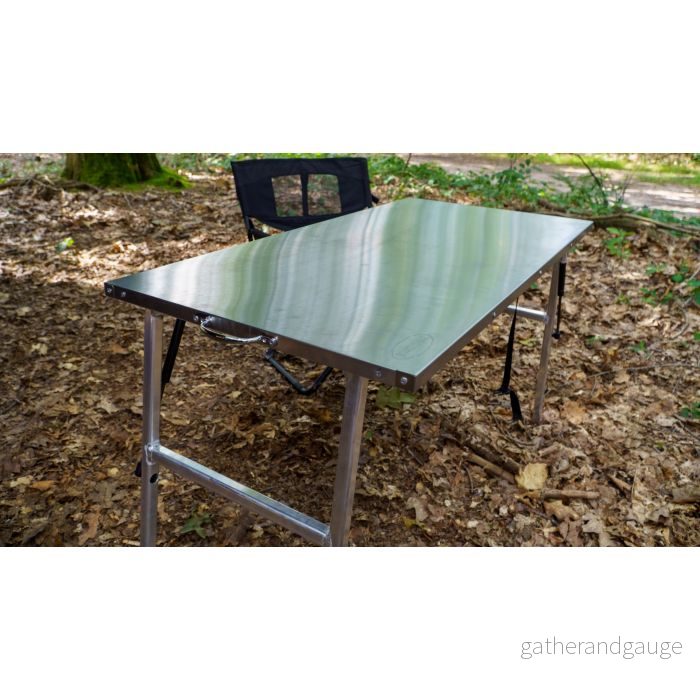 Bushtech rostfritt stålbord
