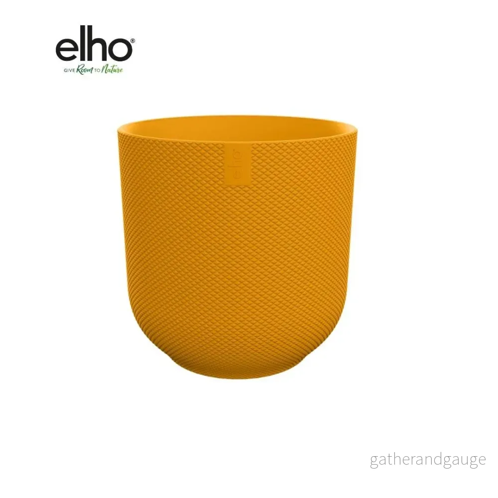 Elho Jazz Pot Rund bärnstensgul 19 cm Elho Jazz Pot Rund bärnstensgul 19 cm