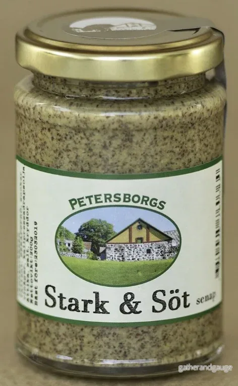 Stark o söt senap 200g Peterborgs Gård Stark o söt senap 200g Peterborgs Gård