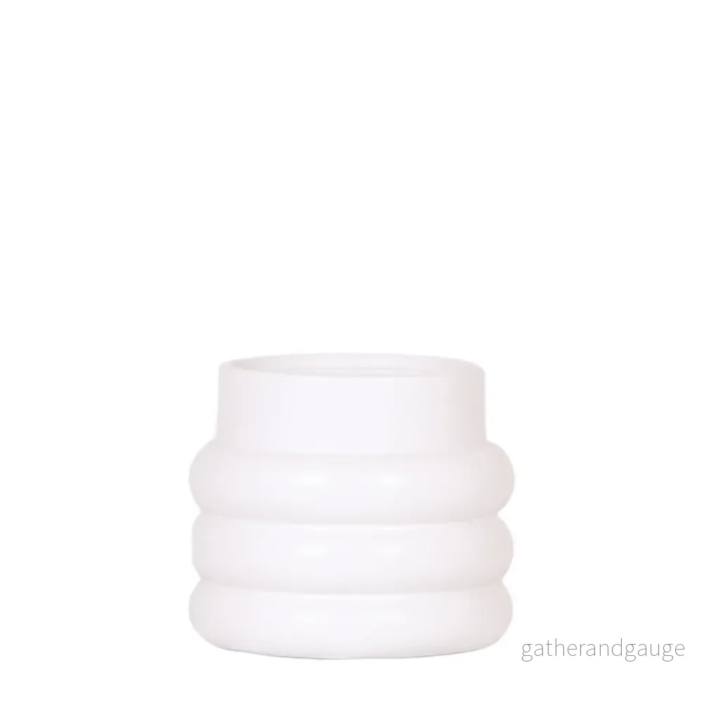 White Bubble keramik dekorativ kruka