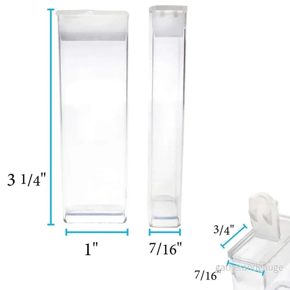 Pärlförvaring - Flip top ask 7,5 x 2,5 cm 20- pack - Bild 2
