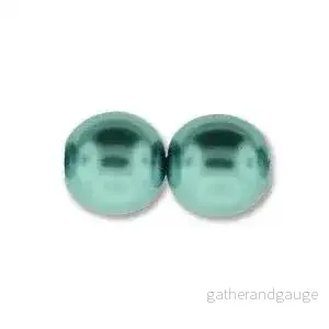 Tjeckiska Vaxade Glaspärlor - Cerulean 3mm, 1 sträng - Bild 2