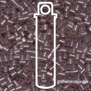 Miyuki Cubes – Matt Silver Lined Smokey Amethyst 3 mm, 20 gram Miyuki Cubes – Matt Silver Lined Smokey Amethyst 3 mm, 20 gram