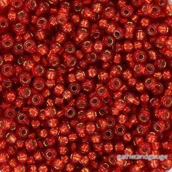 Miyuki Seed Beads - Duracoat Silverlined Dyed Watermelon 11/0, 10 gram