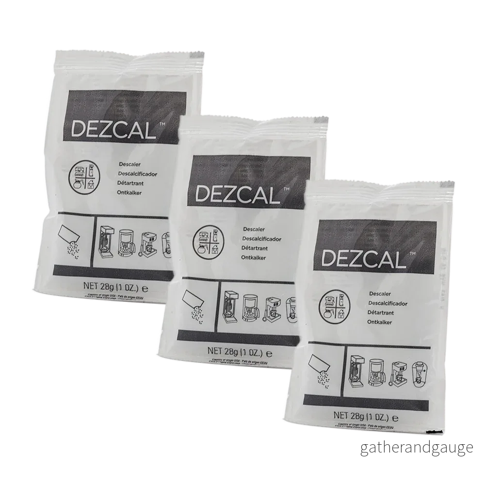 Urnex Dezcal – Avkalkningspulver – Tre Påsar Set (3x28 g)