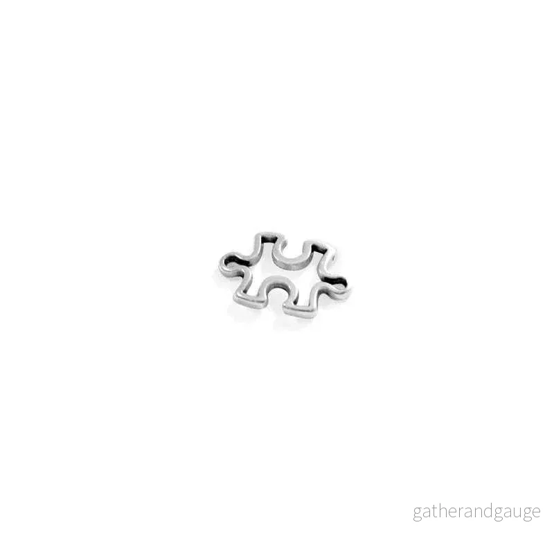 Connector Silverfärgat – Pusselbit 20×13 mm 1 styck Connector Silverfärgat – Pusselbit 20×13 mm 1 styck