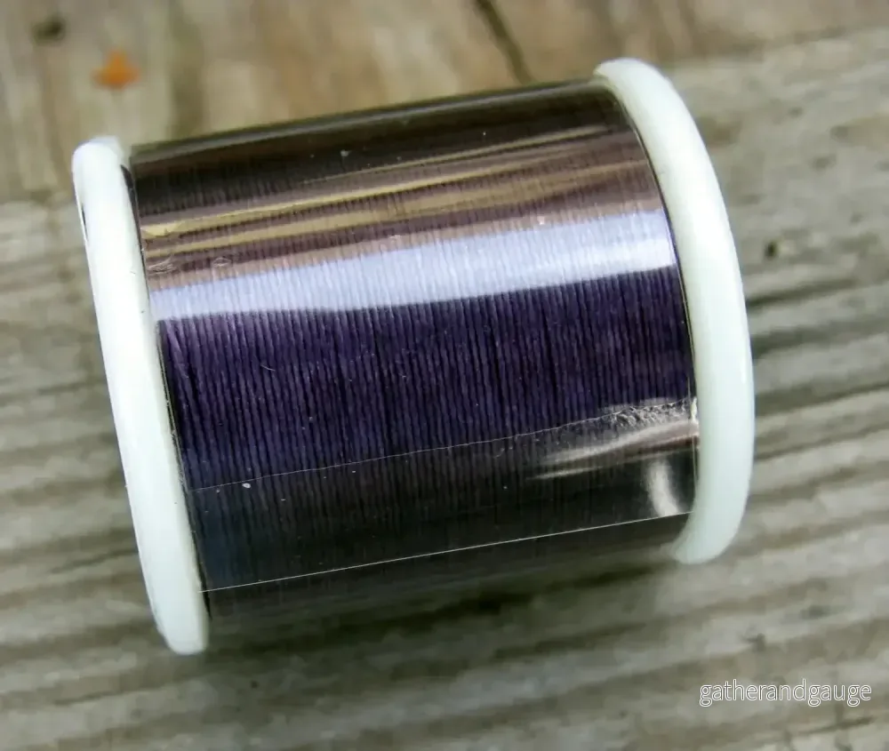 K.O pärltråd - Purple, 1 rulle - Bild 3
