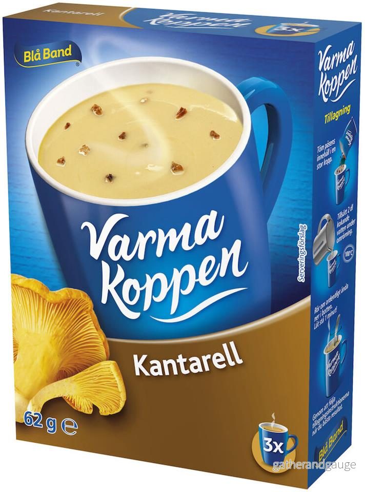 Kantarellsoppa 3 portioner 6dl Varma Koppen Kantarellsoppa 3 portioner 6dl Varma Koppen