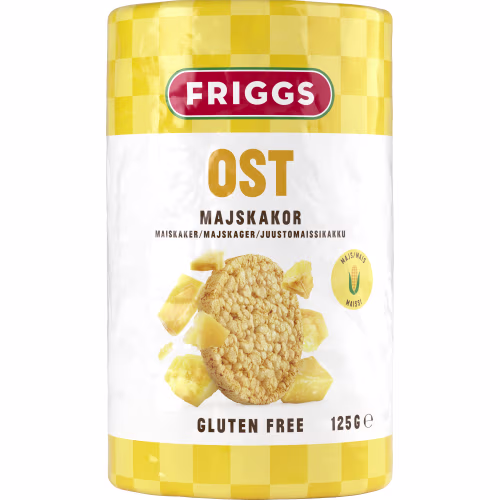 Friggs Ost Majskakor 125g Friggs Ost Majskakor 125g