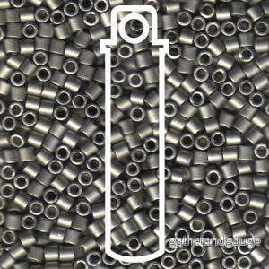 Miyuki Delica – Matt Metallic Silver 8/0 (6,8 gram)