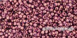 TOHO seed beads – Gold-Lustered Amethyst 15/0, 10 gram TOHO seed beads – Gold-Lustered Amethyst 15/0, 10 gram