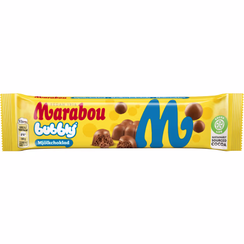 Marabou Bubblig Mjölkchoklad Chokladbit 60g