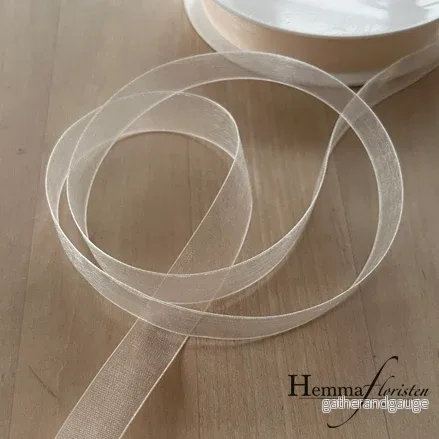 Band Chiffong 15mm – Creme Band Chiffong 15mm – Creme