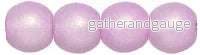 Tjeckiska Druks - Neon Lavender 4 mm, 50-pack
