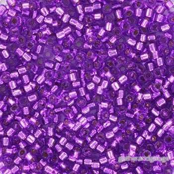 Miyuki Delica - Silverlined dyed magenta 11/0, 5 gram