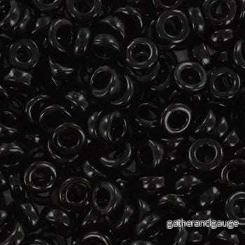 Miyuki Spacer - Opaque Black 3x1.3mm 5 gram