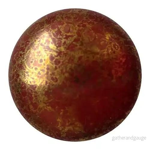 Cabochon par Puca® – Opaque Choco Bronze 18 mm, 1 styck Cabochon par Puca® – Opaque Choco Bronze 18 mm, 1 styck
