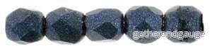 Tjeckiska Firepolish - Metallic Suede DK Blue 2,5mm, 50-pack