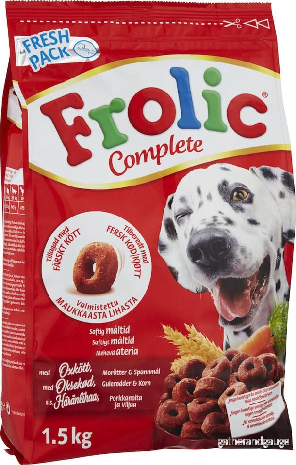 Hundmat Oxkött 1.5kg Frolic