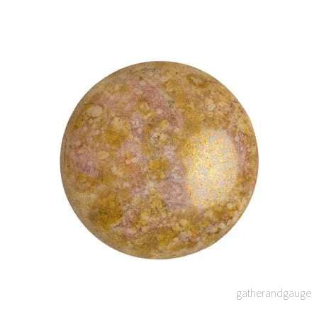 Cabochon par Puca® – Opaque Mix Rose/Gold Ceramic Look 18 mm, 1 styck Cabochon par Puca® – Opaque Mix Rose/Gold Ceramic Look 18 mm, 1 styck
