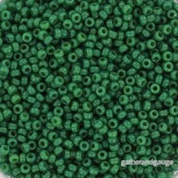 Miyuki Seed Beads - Duracoat Opaque Spruce 15/0, 10 gram