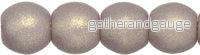 Tjeckiska Druk (Runda) - Neon Brown 3mm, 50-pack