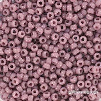 Miyuki Seed Beads - Opaque Mauve 11/0, 10 gram