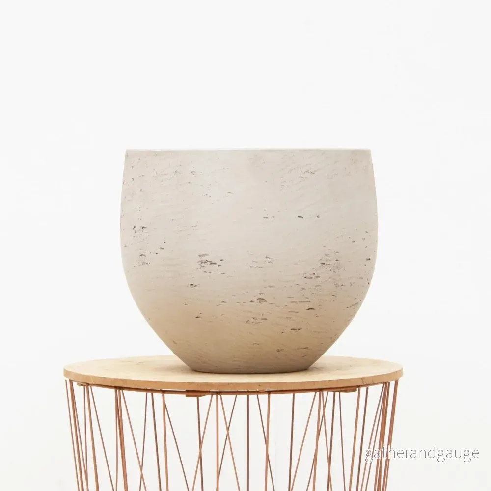 Jumbo Orb Beige Washed Pot 69 cm - Bild 2