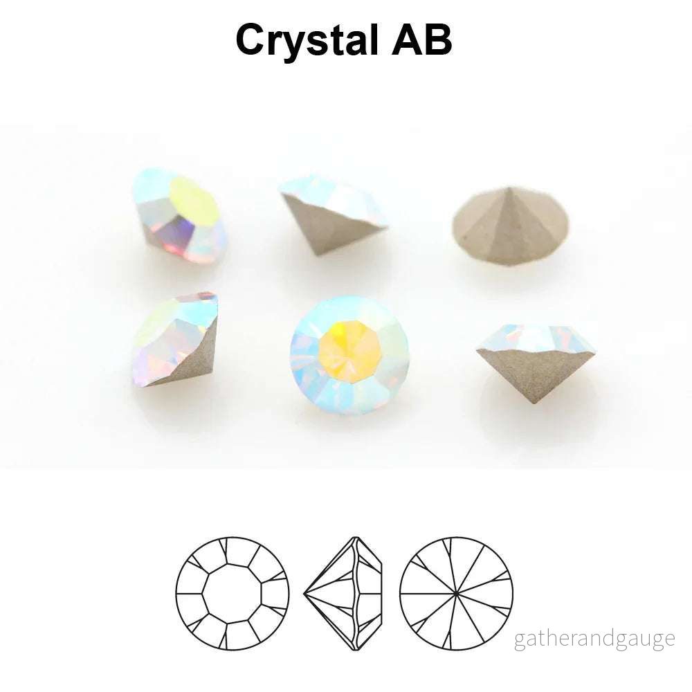 Preciosa MC Chaton Maxima SS39 – Crystal AB 8mm 1 styck