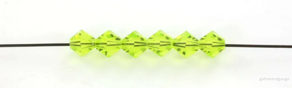 Tjeckiska MC Bicone - Limec 6 mm 20-pack - Bild 2
