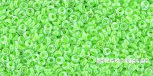 TOHO Demi Round – Luminous Neon Green 11/0, 5 gram TOHO Demi Round – Luminous Neon Green 11/0, 5 gram