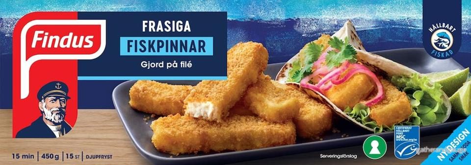 Fiskpinnar Frasiga Fryst 15-p 450g Findus