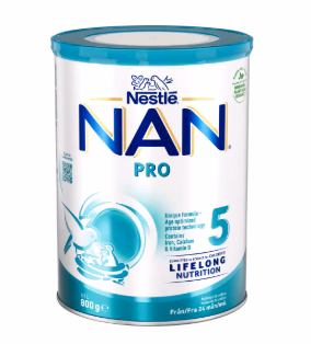 Nestlé Nan Pro 5 Mjölkdryck Från 24 Månader 800/7,4l Nestlé Nan Pro 5 Mjölkdryck Från 24 Månader 800/7,4l