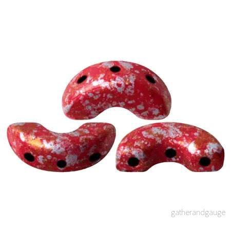 Arcos® par Puca® – Opaque Coral Red Tweedy, 10 gram