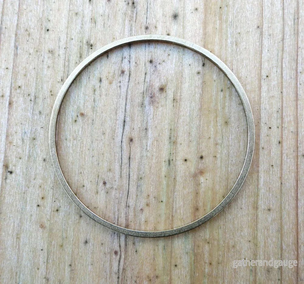 Cirkel Bronsfärgad - 30 mm 1 styck