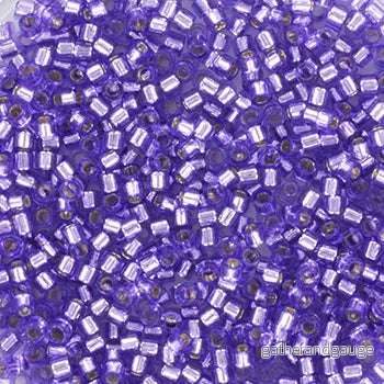 Miyuki Delica - Silverlined Dyed Purple 11/0 - 5 Gram