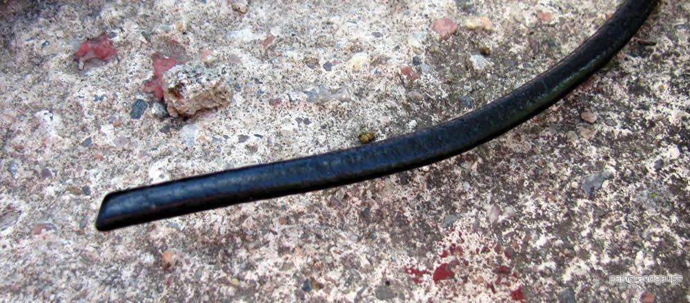 Läderband 5 mm - Svart, 1m - Bild 2