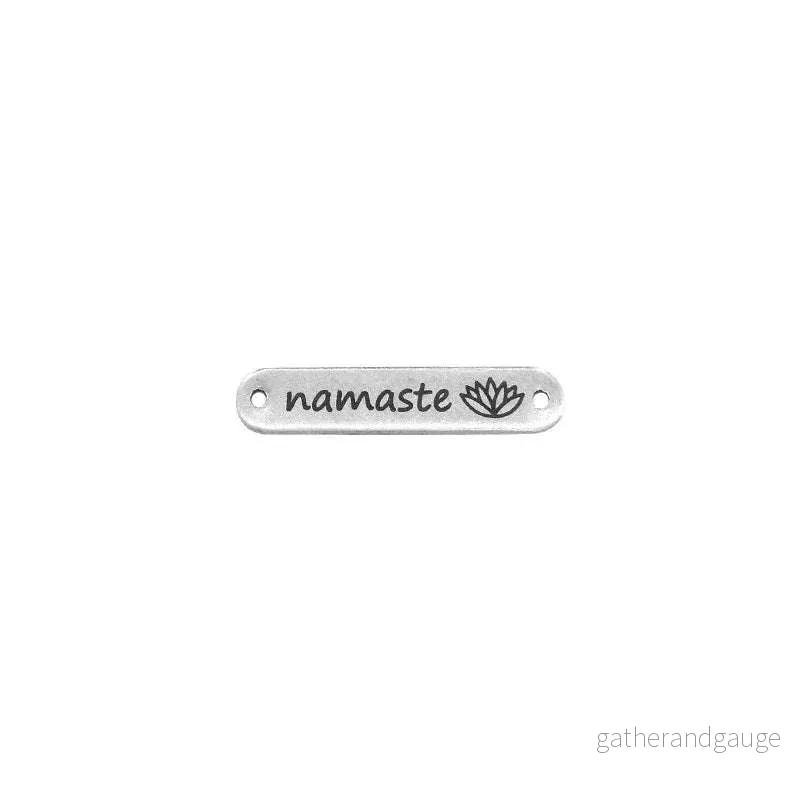 Connector Silverfärgat - Namaste 25x5mm 1 styck