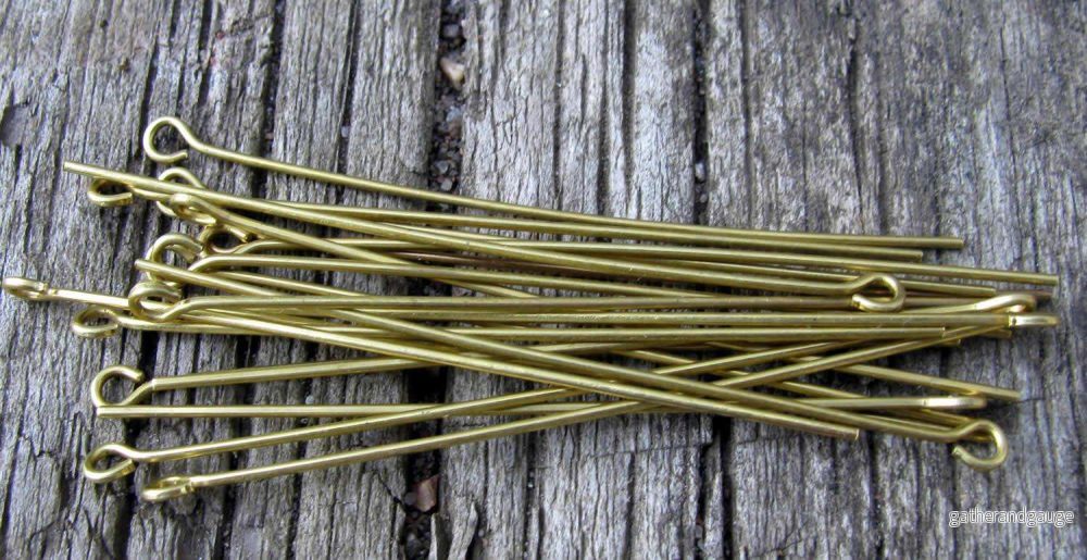 Ögelpinnar Bronsfärgade - 50 mm, 20-pack