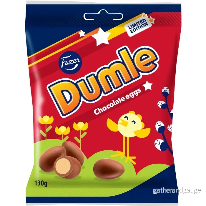 Fazer Påskägg Dumle Mjölkchoklad Med Dumlekola 130g