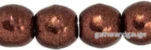 Tjeckiska Druk – Saturated Metallic Chicory Coffee 3mm, 50-pack