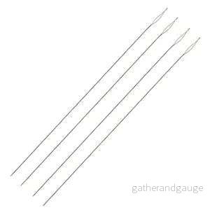 Pärlnålar Basic Elements - Collapsible Eye Needle Heavy, Lång 4-pack - Bild 2