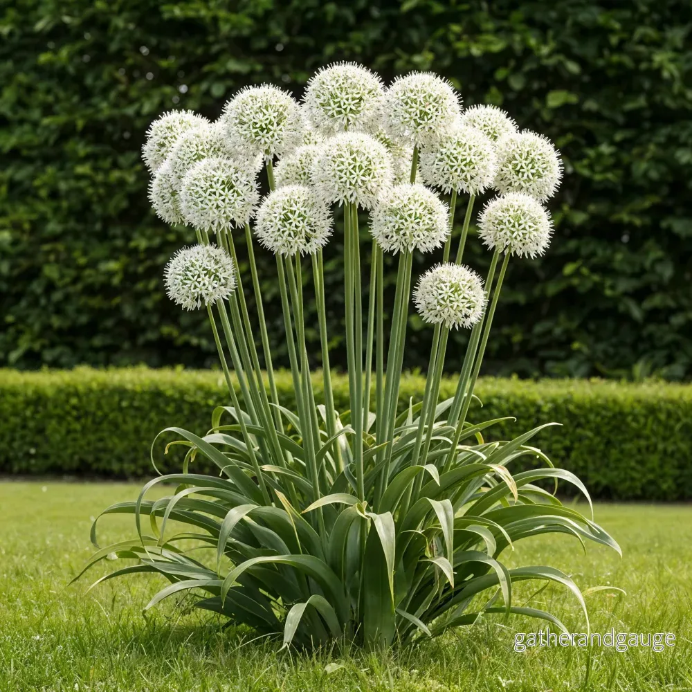 Green boutiQ - Bloembollen - Allium Mount Everest - Kleur Wit - 3 stuks - Bolmaat 16/18 - XXL Pack - Bild 3