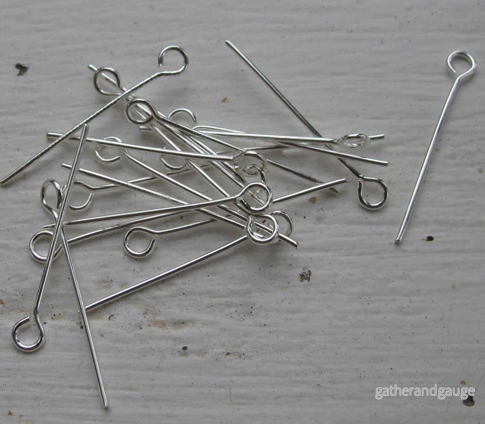 Ögelpinnar Silverfärgade – 25 mm, 125-pack Ögelpinnar Silverfärgade – 25 mm, 125-pack