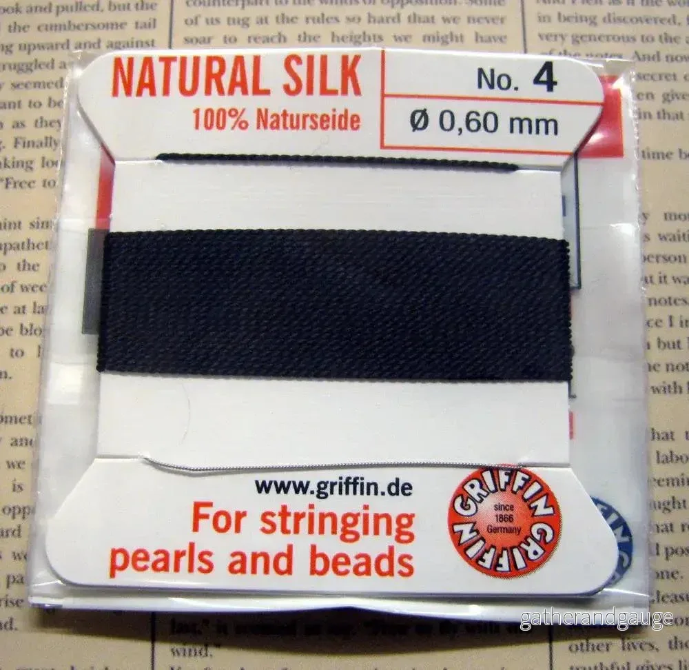 Griffin Silk – Svart strl 4, 1 förpackning