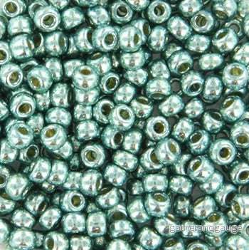 Miyuki Seed Beads – Duracoat Galvanized Dark Sea Foam 8/0, 10 gram Miyuki Seed Beads – Duracoat Galvanized Dark Sea Foam 8/0, 10 gram