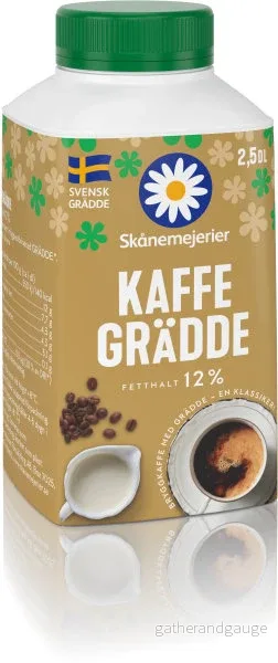 Kaffegrädde 12% 2,5dl Skånemejerier Kaffegrädde 12% 2,5dl Skånemejerier