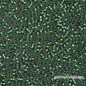 Miyuki Seed Beads - Silverlined Leaf Green 11/0, 24g