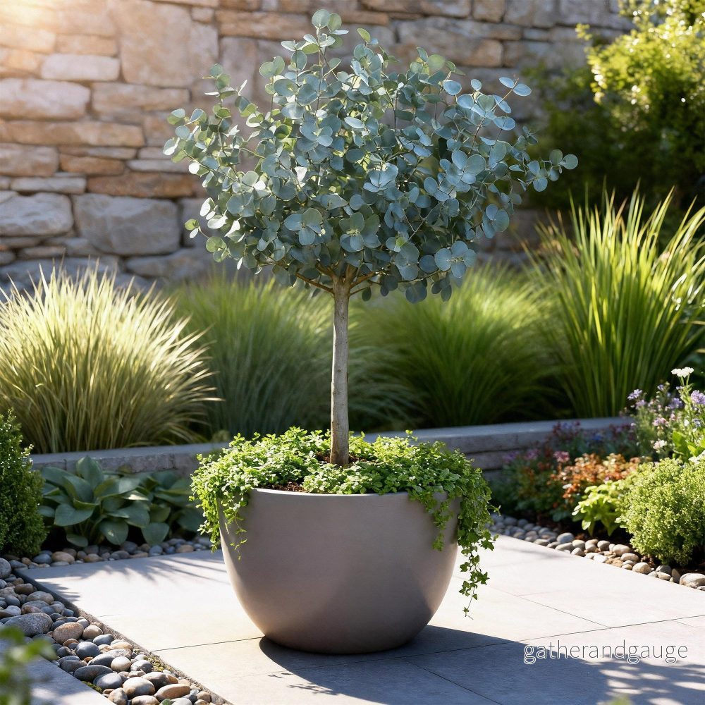 Cidergummiträd (Eucalyptus gunnii) 'Azura'